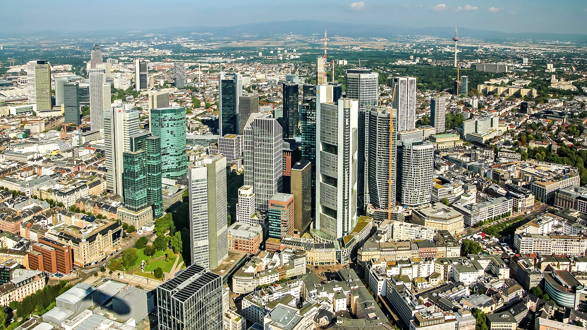 Frankfurt financial district
